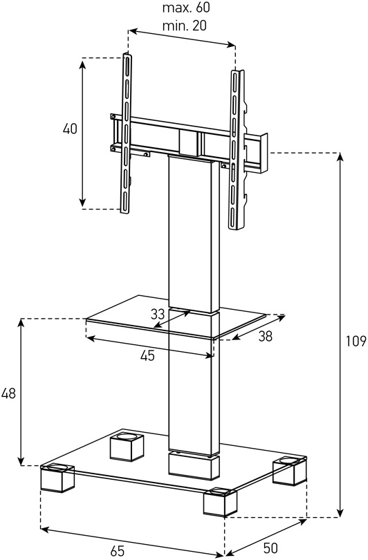Sonorous PL2515 Dimensions Sonorous PL2515 Dimensions