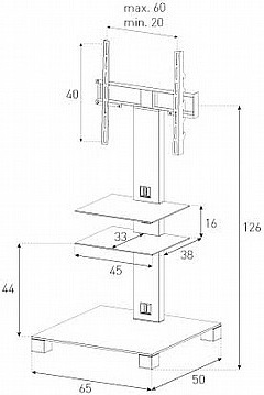 Sonorous PL2525 Dimensions Sonorous PL2525 Dimensions