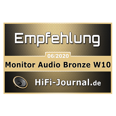 Bronze W10 6G Monitor Audio Bronze W10 Subwoofer Awards